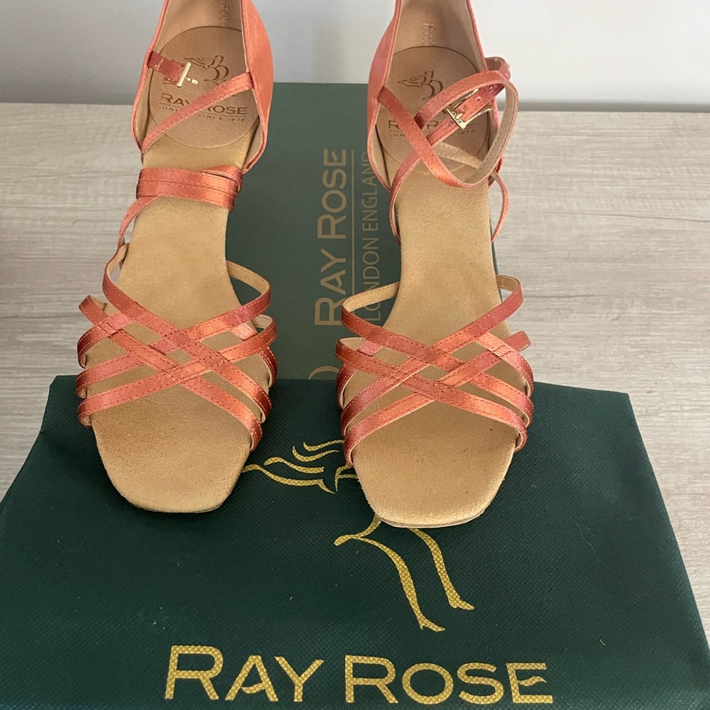 Orange Strappy Heels for Formal Occasions